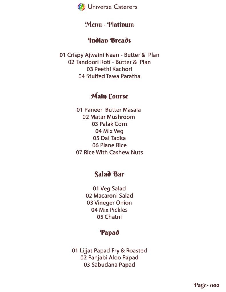 Wedding Photographer & Veg Caterers