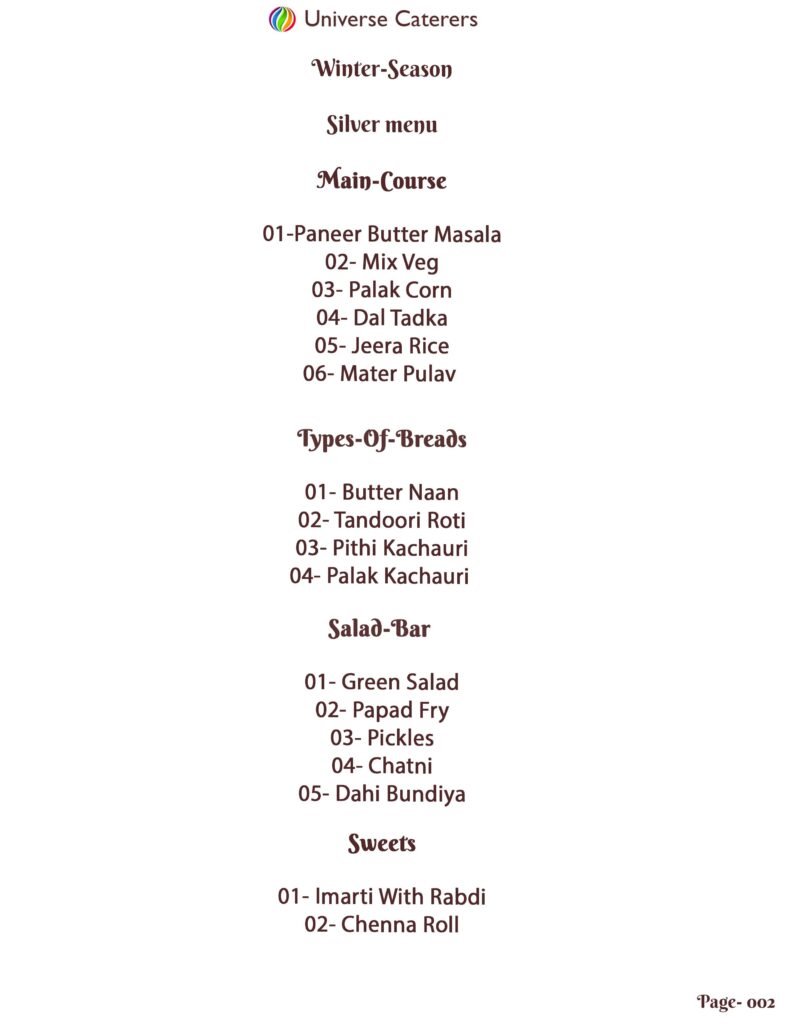 Wedding Photographer & Veg Caterers