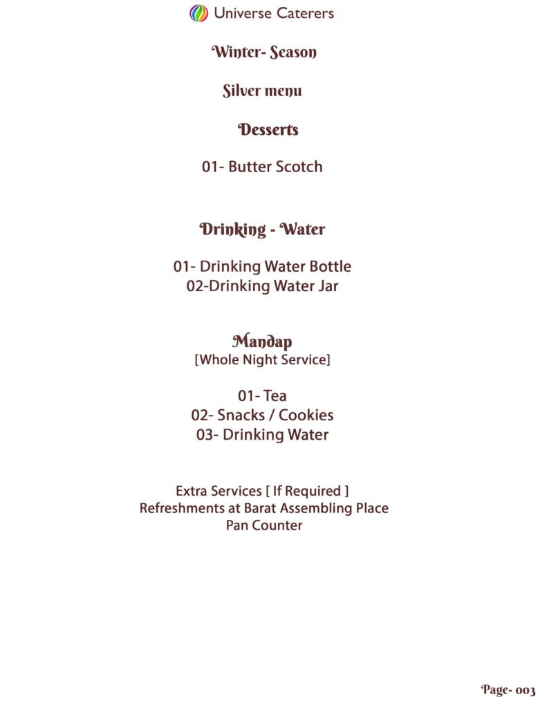 Wedding Photographer & Veg Caterers